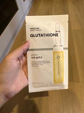 Missha Mascure Whitening Solution Sheet Mask [Glutathione] - Review SOCO by  Sociolla