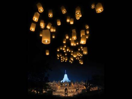 Sambut Waisak, ini Sejarah hingga Fakta Menarik Festival Lampion Borobudur