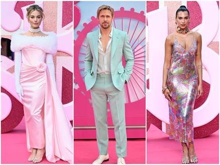 Margot Robbie hingga Dua Lipa Tampil Menawan di Premiere 'Barbie The Movie' di London