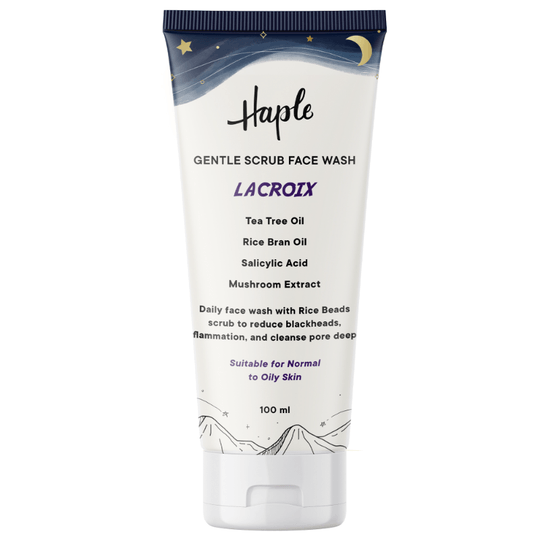 Haple Lacroix Gentle Scrub Face Wash - Review SOCO by Sociolla