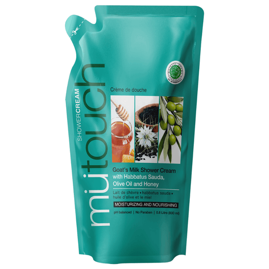 Mutouch Goat’s Milk Shower Cream with Habbatus Sauda, Olive Oil and ...