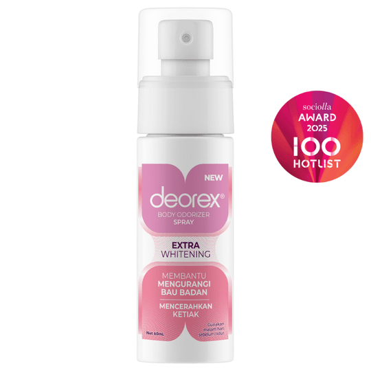 Deorex Deorex Body Odorizer Spray Extra Whitening - Review SOCO by Sociolla