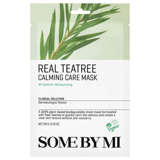 SOME BY MI REAL TEATREE CALMING CARE MASK - Review SOCO by Sociolla